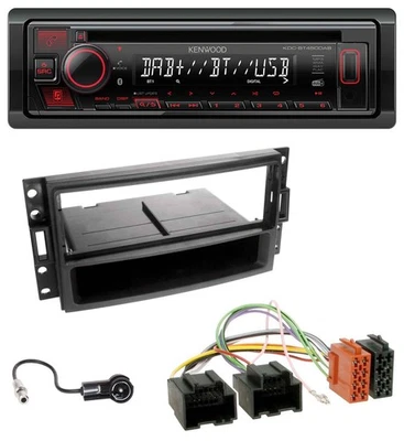 Kenwood MP3 CD USB Bluetooth DAB Autoradio für Chevrolet Corvette Uplander 05-13 - Bild 1 von 4
