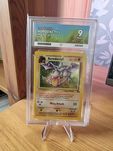 Aerodactyl Fossil Unlimited Holo Pokemon Card 1/62 ACE 9 *POP 1 Highest Graded* - Picture 1 of 2