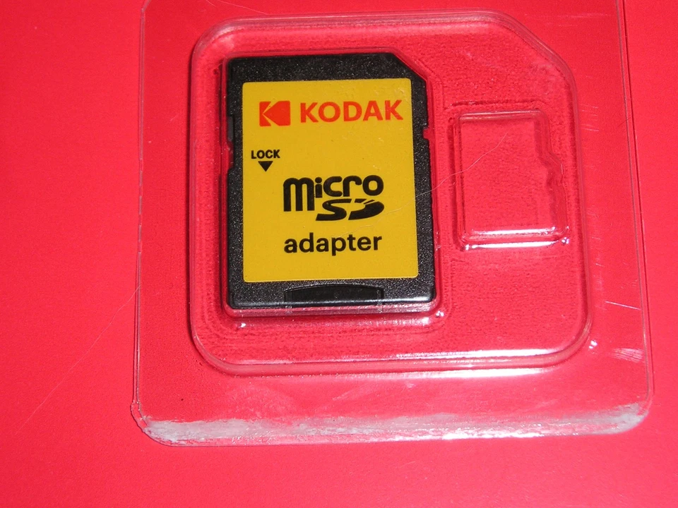 1 x Genuine Kodak  Micro SD Memory Card Adapter to SD - Image 1 of 1