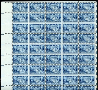 United States 1942 Chinese Resistance Scott# 906 Full Sheet Mint XF OG NH Gem - Image 1 of 2