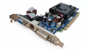 NVIDIA GeForce 8400GS - 256MB -VGA / HDMI / S-Video - PCI-Express x16 PCIe - Picture 1 of 3