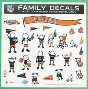 NEU Chicago Bears NFL große Familie Aufkleber 25 Stück Auto Car Sticker Embleme - Bild 1 von 2