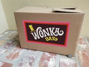 UNA Gran Envoltura de Barra Jumbo Willy Wonka Laptop/Pegatina de Caja - Imagen 1 de 4