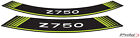 PUIG Stickers Wheels Kawasaki Z750 Green