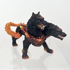 Schleich 2017 Hellhound Cerberus 2 Headed Fire Lava Dog Hound Monster Figure Toy