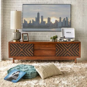 Mid Century Modern TV Stand Entertainment Center Console Retro Media Cabinet 71" - Picture 1 of 4