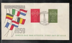 Netherlands 1959 Europe Cept of beautiful FDC - Picture 1 of 1