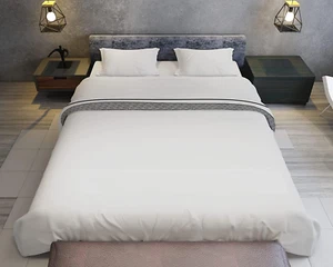 1000 TC Embroidered Duvet Cover Oversized King Size Set 100% Egyptian Cotton - L - Picture 1 of 9