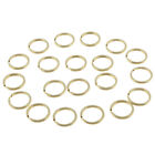 2ßx Messing Schlüssel Ringe Split Metallringe Gold Schlüsselring in