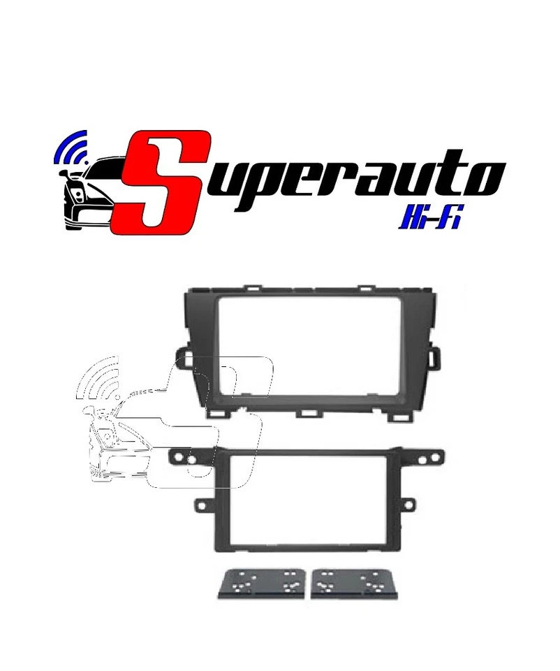 PHONOCAR 3/570 03570 Mascherina adattatore autoradio TOYOTA Prius 10>12 2DIN - Immagine 1 di 1