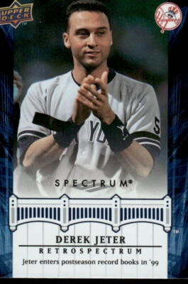 2008 Upper Deck Spectrum #DJ40 Derek Jeter Derek Jeter Retrospectrum - Image 1 of 2