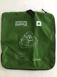 L.L. Bolsa de lona Bean Adventure bolsa de almacenamiento solo bolsa de ropa de viaje verde - Imagen 1 de 7