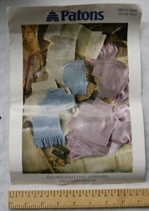 1992 Patons 4848, Balaclava. tuck-in and scarf, DK & 4 ply, family sizes - Picture 1 of 1