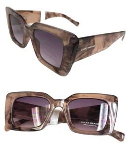 NWT Womens Sunglasses Lucky Brand SLBD151 Marble/Gray $80.00 - Picture 1 of 9