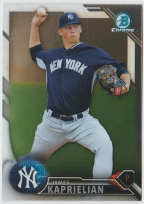 2016 Bowman Chrome Prospects #BCP71 James Kaprielian - New York Yankees - Image 1 of 2