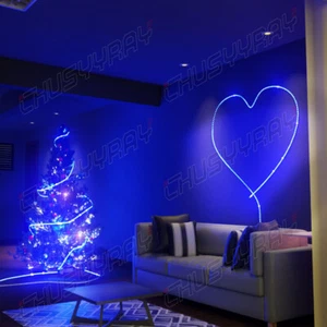 2022 Xmas Tree RGB LED Light Bluetooth Smart Remote App Control Fairy String NEW - Picture 1 of 11
