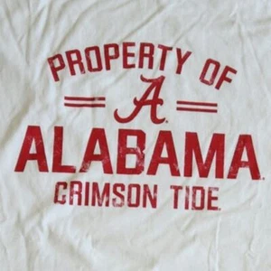 Herren 2XL Property of Alabama Crimson Tide T-Shirt Neu mit Etikett - Bild 1 von 4