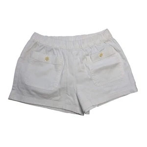 J. Crew Girls Swing Set Short in Garment Dyed Chino Size 12 White NWT CH060 - Picture 1 of 5