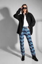 RRP €320 ACNE STUDIOS BLA KONST Jeans W28 L34 Distressed Painted Made in Italy
