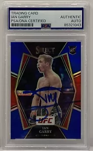 Ian Garry Signed 2022 Select Rookie Card On Card Auto UFC PSA/DNA Slabbed - Picture 1 of 2