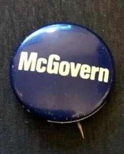 Bouton ancien campagne présidentielle George McGovern 1972 - Photo 1/3