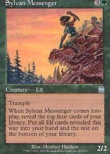 4x T-Chinese Sylvan Messenger ~ Near Mint Apocalypse Foreign MTG Magic x4 4 Ulti