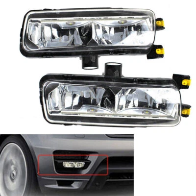 For Land Rover Range Rover Sport 2014-2017 LED DRL Front Fog Light Lamp Pair - Image 1 of 4