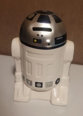 Star Wars Ceramic Statue Figure Piggy Bank R2-D2  Lucasfilm Piggybank 8"  - Image 1 of 4