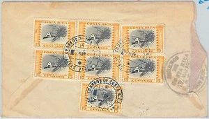 63290 - COSTA RICA - HISTORIA POSTAL - CUBIERTA REGISTRADA 1957 - AGRICULTURA - Imagen 1 de 2