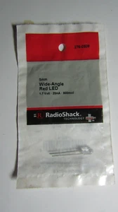 RadioShack 5mm Wide-Angle Red LED 276-0309 New And Sealed - Picture 1 of 3