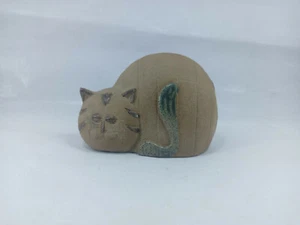 Studio Pottery cat Bank Moneybox Rustic Retro Creative Selection London - Picture 1 of 6