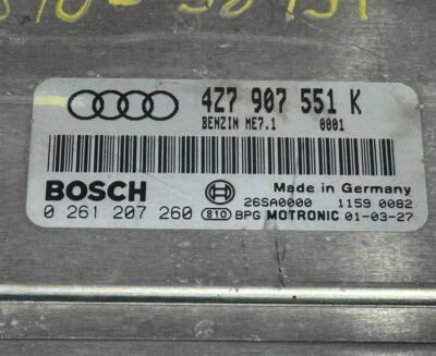 Engine ECM Electronic Control Module 2.7L Turbo Fits 01 AUDI ALLROAD 176765 - Image 1 of 4