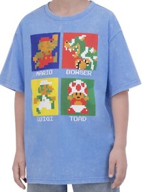 NES nintendo Mario Bros Retro Licensed shirt JR XL 14/16 NWT Adult S XS