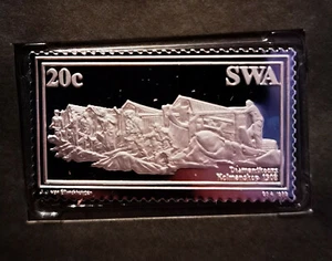 ASSOCIATION RECEVEURS DE LA POSTE - Timbre en ARGENT - SWA 20c 1983 - Imagen 1 de 3