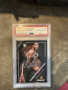 2013-2014 PANINI PINNACLE GIANNIS ANTETOKOUNMPO RC AUTO PSA/DNA - Picture 1 of 2