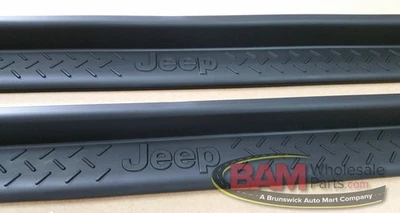 Protectores de entrada de umbral originales Jeep Wrangler (2007-2018) 4 DR Mopar OEM 82210106AB Foto 1 de 4