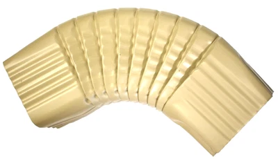 Lote de 30 Codos de Canal de Aluminio Crema Premium 3" x 4" Estilo B 367 50 266 Foto 1 de 4