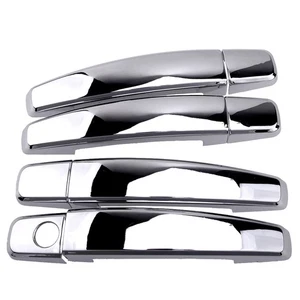 Door Handle Cover Fit For Vauxhall Corsa Meriva Zafira Opel Zafira B Chrome Trim - Picture 1 of 5