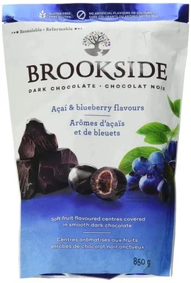 BROOKSIDE CHOCOLATE NEGRO SABOR ACAI Y ARÁNDANO, 850g - ENVÍO GRATUITO Foto 1 de 2