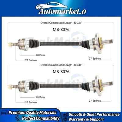 Eje trasero izquierdo trasero derecho CV para Mercedes-Benz E320 2003-2005 Foto 1 de 2