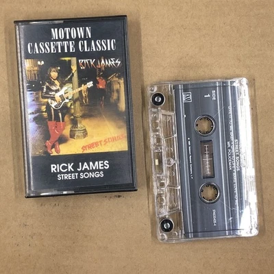 RICK JAMES Cassette Tape Funk Disco STREET SONGS SUPER FREAK 90s MOTOWN REISSUE Foto 1 de 4