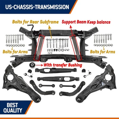 Rear Suspension REPAIR KITS + SUBFRAME + BOLTS FOR JEEP PATRIOT 07-17 4WD AWD - Image 1 of 4
