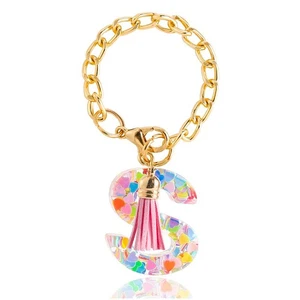 Accesorios con dije de letras para -Taza 1 pieza lindo mango de llavero inicial 6065 - Imagen 1 de 29