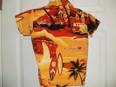 Aloha Mo'i Hawaii Tropical Shirt-Boys Size 4 - Image 1 of 3