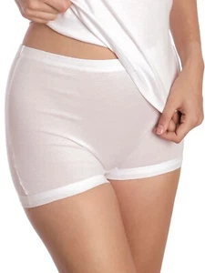 Sassa FINE RIB 45356 Baumwoll Pagenschlüpfer mit kurzem Bein in Weiß - Bild 1 von 6