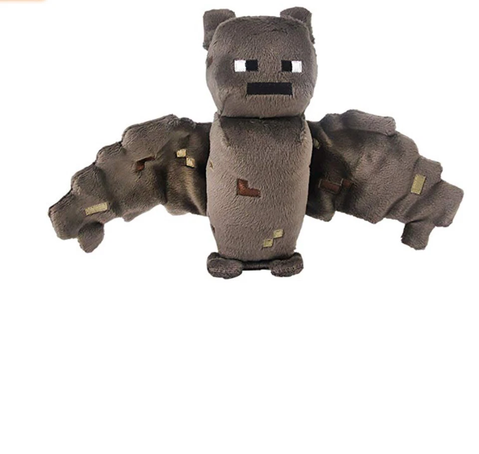NUEVO Minecraft Overworld 7" Bat 11" Wing Span Muñeca de Peluche Bolsa de Frijoles Juguete con Licencia  Foto 1 de 1