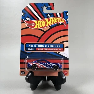2022 Hot Wheels 2018 FORD MUSTANG GT HW Stars & Stripes 06/08 1:64 Scale - Picture 1 of 8