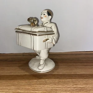 Caja de cigarrillos Moriyama Mori-Machi 1920 portero chino estatuilla de cofre - Imagen 1 de 18