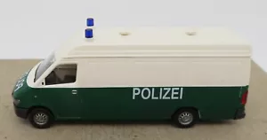 Micro Busch Ho 1/87 Furgone Mercedes-Benz Sprinter POLIZEI #47803 No Box - Foto 1 di 6