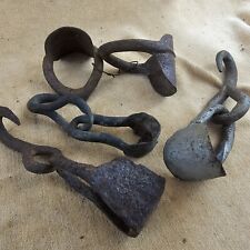Antique Primitive Iron Horse/Ox/Mule For Harness/Yoke Hardware Ring Hitch Farm